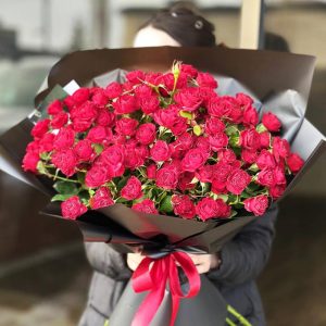 Spray Rose Splendor: A captivating arrangement of petite spray roses, perfect for adding elegance to any occasion.