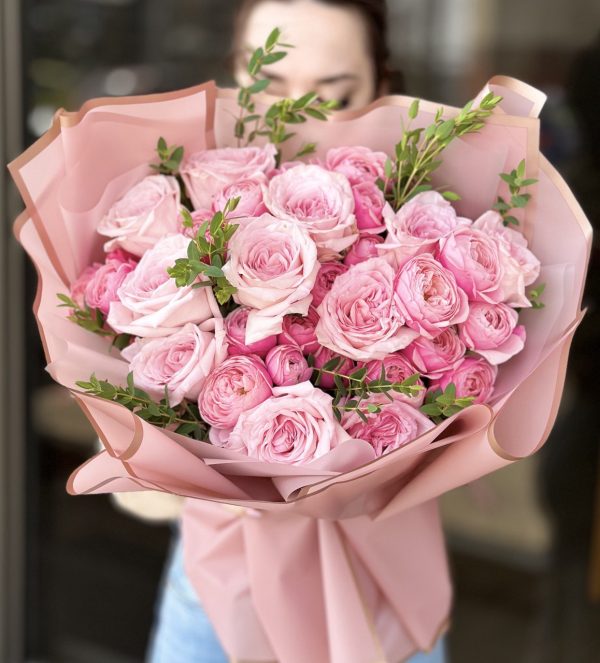 Indulge in the elegance of 'Pink Dreams' bouquets. Experience the allure of delicate pink blooms crafted to enchant and inspire. Elevate any occasion with our charming floral arrangements, perfect for expressing love and appreciation. Order now and let your dreams blossom in shades of pink.
